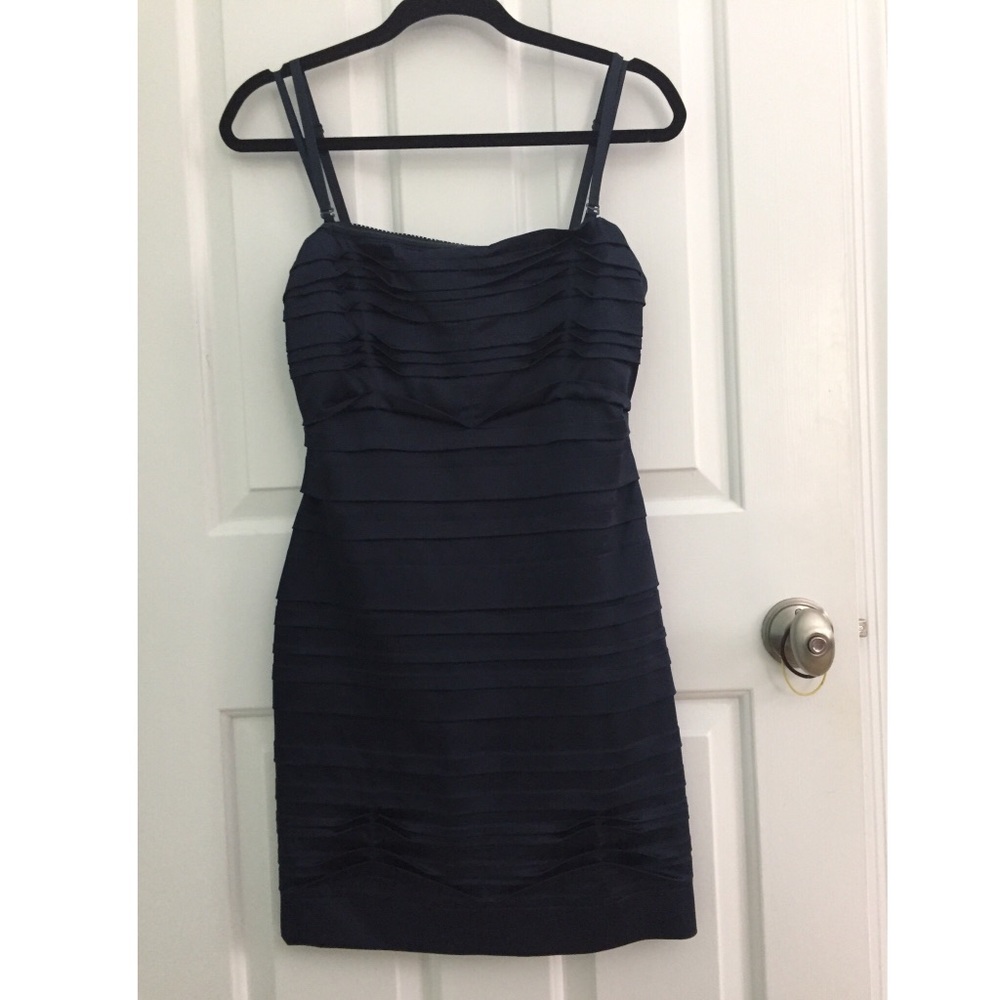 BCBG MAXAZRIA Nazy Blue Dress (can be strapless)